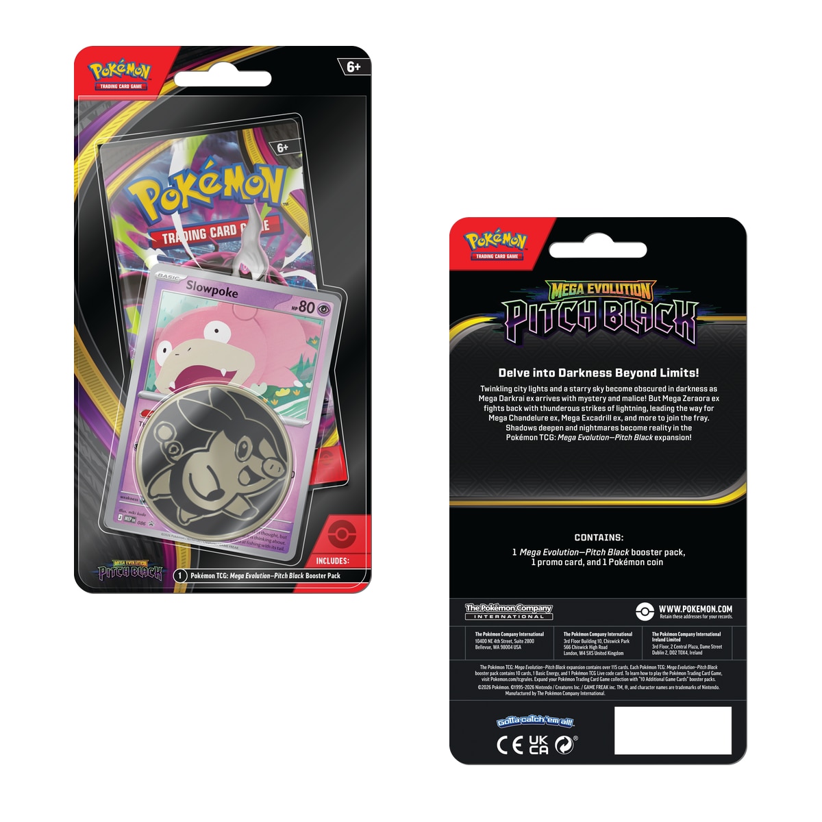 Pokémon TCG: Pitch Black Checklane Blister 288ct Case (ME05) | Mad Al